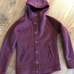 The north face button coat size small